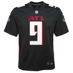 Michael Penix Jr. Atlanta Falcons Youth Team Game Jersey Black - Nike