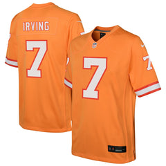 Bucky Irving Tampa Bay Buccaneers Youth Alternate Game Jersey Orange - Nike