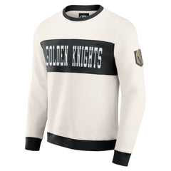 Vegas Golden Knights Darius Rucker Collection by Fanatics Colorblock Pullover Sweatshirt Cream