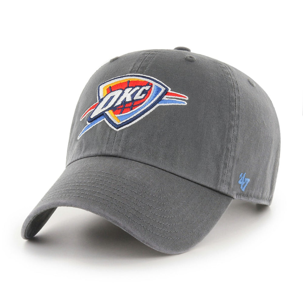47 brand - Oklahoma City Thunder '47 Core Logo Clean Up Adjustable Hat - Charcoal