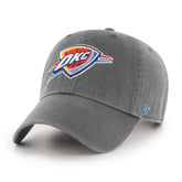 47 brand - Oklahoma City Thunder '47 Core Logo Clean Up Adjustable Hat - Charcoal