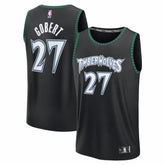 Fanatics - Rudy Gobert Minnesota Timberwolves Fastbreak Jersey - Classic Edition - Black