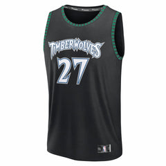 Fanatics - Rudy Gobert Minnesota Timberwolves Fastbreak Jersey - Classic Edition - Black