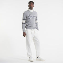 Toronto Maple Leafs - Todd Snyder by Fanatics Cashmere Crew Sweater Athletic Heather Gray