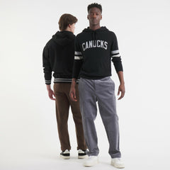 Vancouver Canucks - Todd Snyder by Fanatics Cashmere Hooded Sweater Black