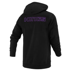 NBA - Sacramento Kings FISLL Unisex Logoman Shadow Collection Pullover Hoodie - Black