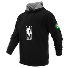 NBA - Boston Celtics FISLL Unisex Logoman Shadow Collection Pullover Hoodie - Black