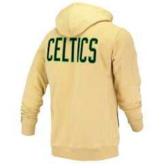 NBA - Boston Celtics FISLL Unisex Logoman Shadow Collection Pullover Hoodie - Cream