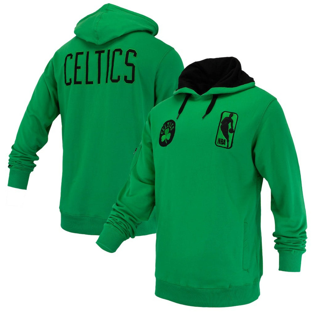 NBA - Boston Celtics FISLL Unisex Logoman Shadow Collection Pullover Hoodie - Kelly Green