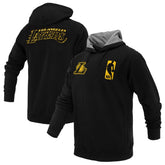 NBA - Los Angeles Lakers FISLL Unisex Logoman Shadow Collection Pullover Hoodie - Black