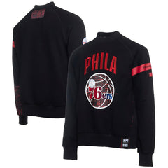 NBA - Philadelphia 76ers NBA x Two Hype Culture & Hoops Collection Premium Pullover Sweatshirt - Black