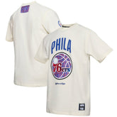 NBA - Philadelphia 76ers NBA x Two Hype Culture & Hoops Collection Premium T-Shirt - Cream