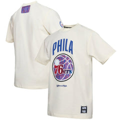 NBA - Philadelphia 76ers NBA x Two Hype Culture & Hoops Collection Premium T-Shirt - Cream