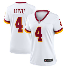 Frankie Luvu Washington Commanders Women's Game Super Bowl Era Jersey White - Nike