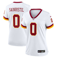 Mike Sainristil Washington Commanders Women's Game Super Bowl Era Jersey White - Nike