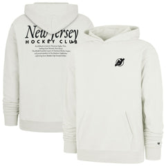 New Jersey Devils - '47 Foundation Pullover Hoodie Natural
