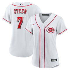 Spencer Steer Cincinnati Reds Nike Women's Home Replica Jersey Clearance