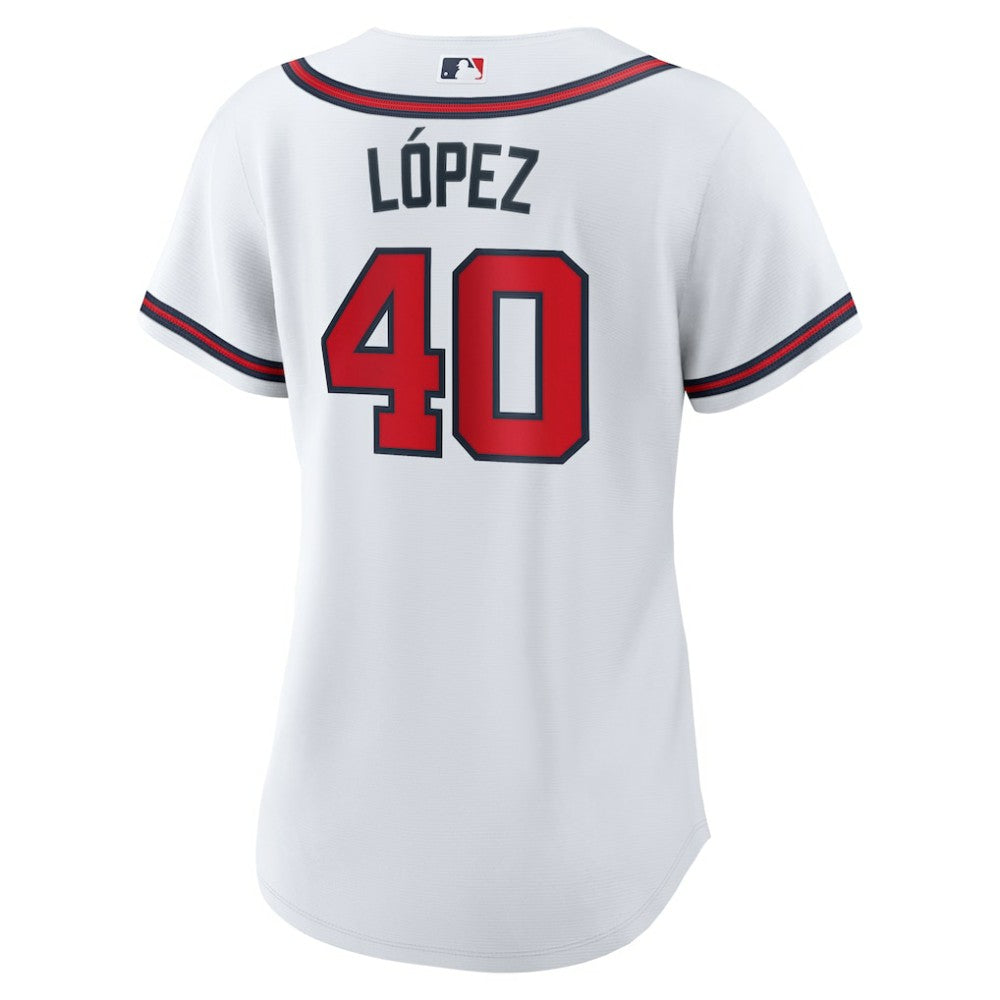 Reynaldo Lopez Atlanta Braves Nike Women's Home Replica Jersey - White | MLB Jerseys
