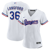 Wyatt Langford Texas Rangers Nike Women's Home Replica Jersey Near Me