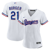 Jake Burger Texas Rangers Nike Women's Home Replica Jersey for sale