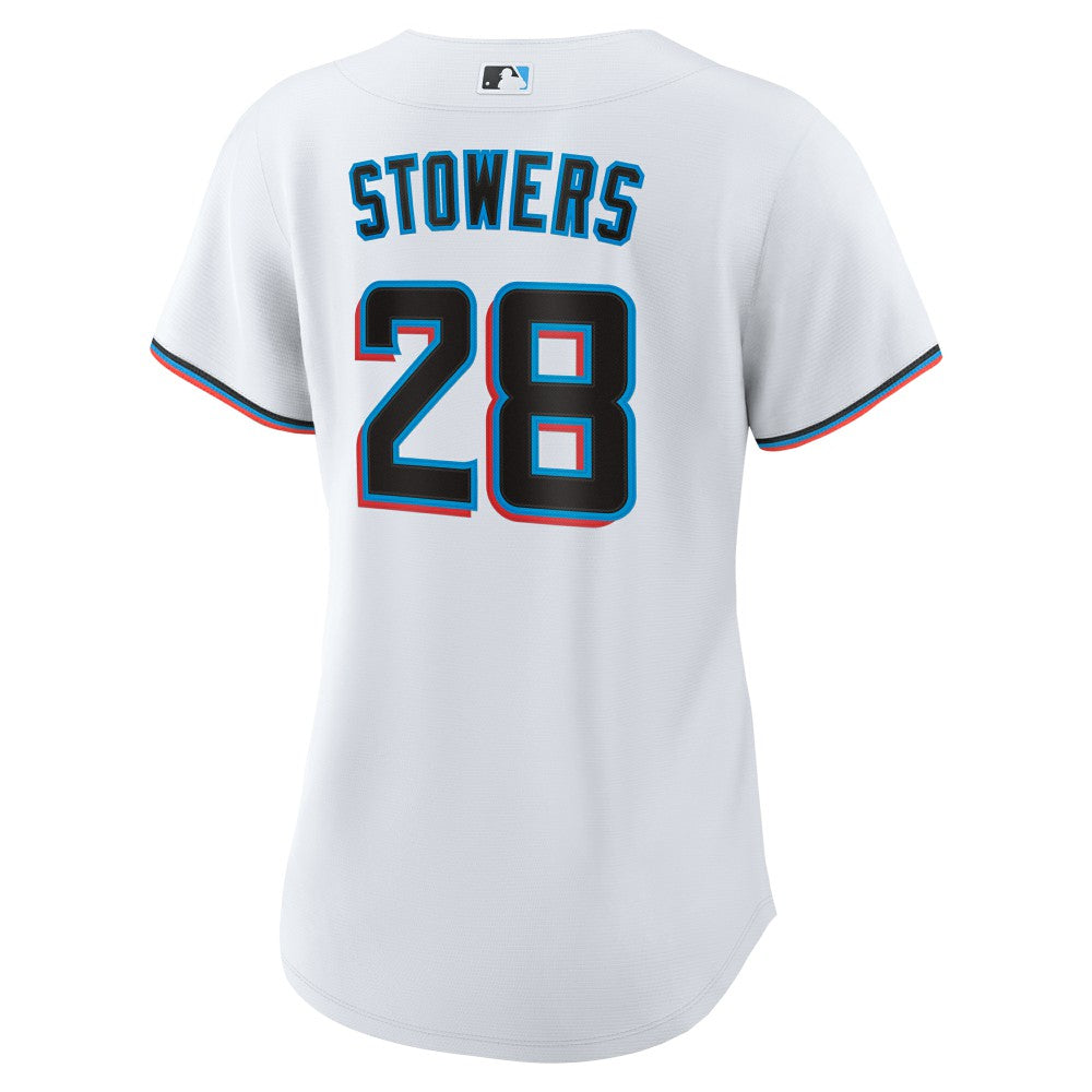 Kyle Stowers Miami Marlins Nike Women's Home Replica Jersey - White | MLB Jerseys