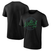 Minnesota Wild - Color Block Puck T-Shirt Black