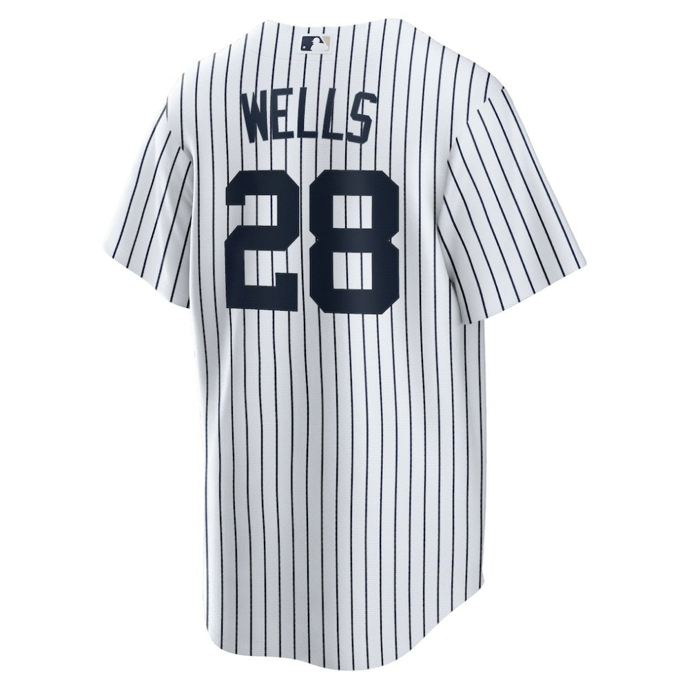 Austin Wells New York Yankees Nike Home Replica Jersey - White | MLB Jerseys
