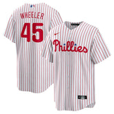 Zack Wheeler Philadelphia Phillies Nike Home Replica Jersey Lifestyle