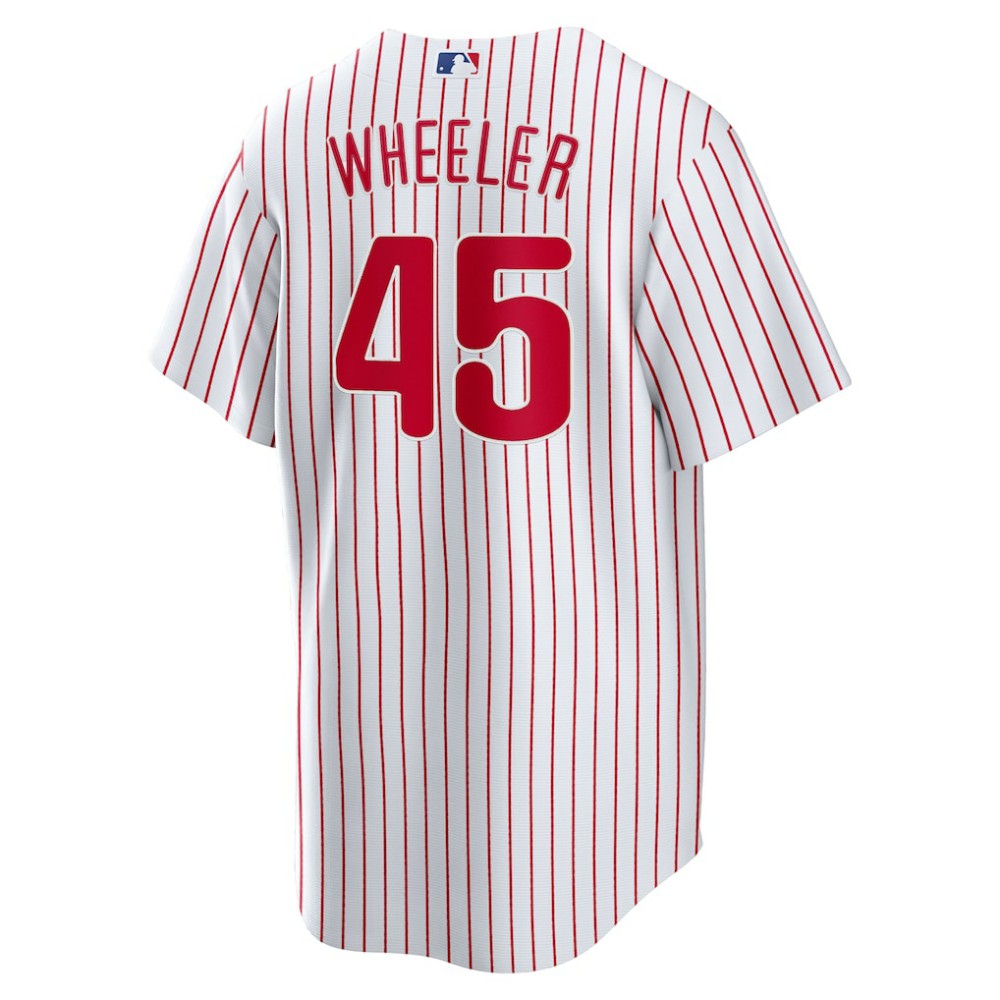 Zack Wheeler Philadelphia Phillies Nike Home Replica Jersey - White | MLB Jerseys