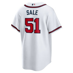 Chris Sale Atlanta Braves Nike Home Replica Jersey Lifestyle