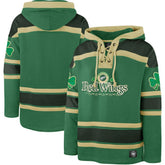 Detroit Red Wings - '47 St. Patrick's Day McLucky Superior Lacer Pullover Hoodie Kelly Green