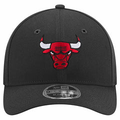 New Era - Chicago Bulls 9FORTY Stock M-Crown Adjustable Hat - Black