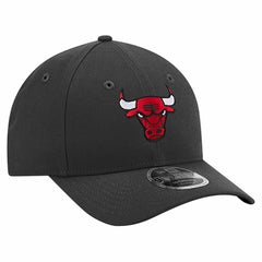 New Era - Chicago Bulls 9FORTY Stock M-Crown Adjustable Hat - Black