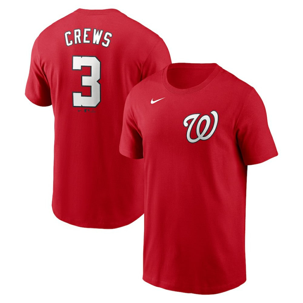 Dylan Crews Washington Nationals Nike Fuse Name & Number T-Shirt for sale