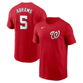 CJ Abrams Washington Nationals Nike Fuse Name & Number T-Shirt Near Me