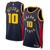 Nike - Jimmy Butler Golden State Warriors Unisex Swingman Jersey - City Editi- Navy