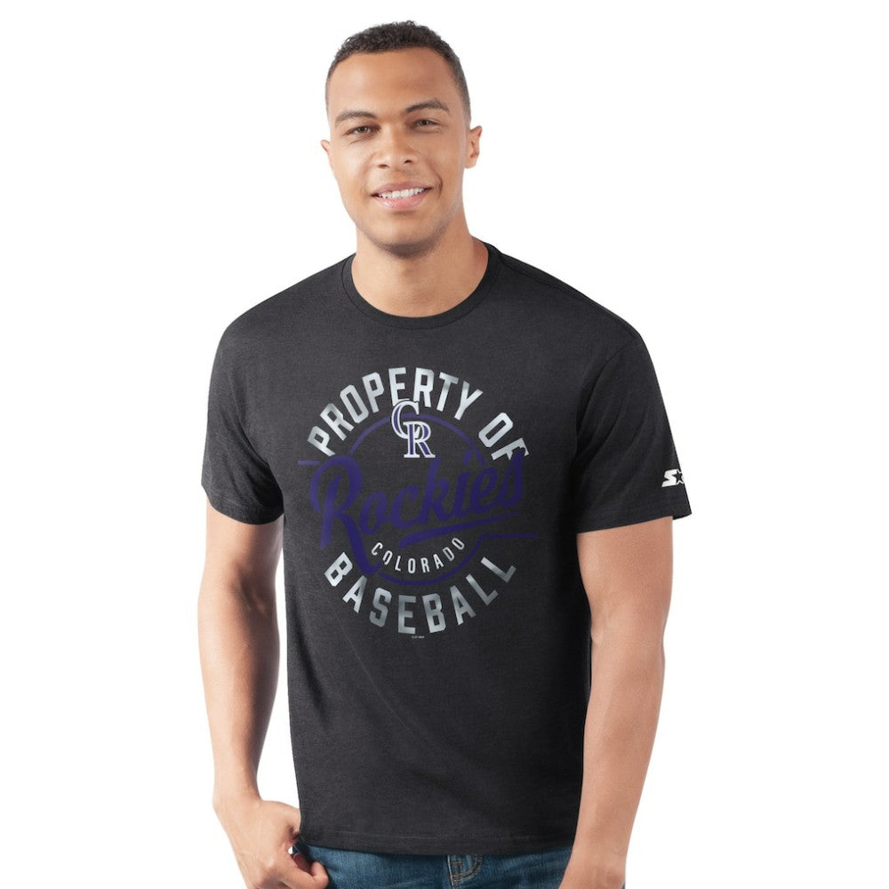 Colorado Rockies Starter Prime Time Property Of T-Shirt On Sale