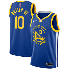 Nike - Jimmy Butler III Golden State Warriors Youth Swingman Jersey - Icon Editi- Royal