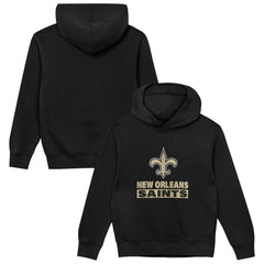 New Orleans Saints Outerstuff Preschool Back to Basics Hoodie Black - NFL