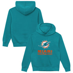 Miami Dolphins Outerstuff Preschool Back to Basics Hoodie Aqua - NFL