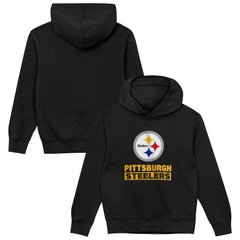 Pittsburgh Steelers Outerstuff Preschool Back to Basics Hoodie Black - NFL