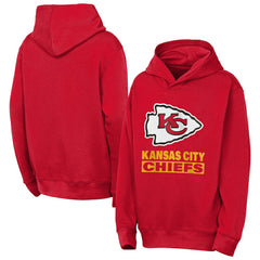 Kansas City Chiefs Outerstuff Youth Back to Basics Hoodie Red - NFL