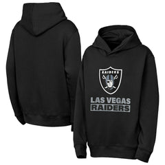 Las Vegas Raiders Outerstuff Youth Back to Basics Hoodie Black - NFL