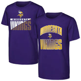 Minnesota Vikings Outerstuff Youth Never Quit 2-Pack T-Shirt Set Purple - NFL