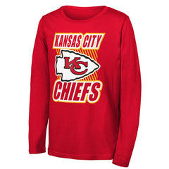 Kansas City Chiefs Outerstuff Youth Never Settle Long Sleeve T-Shirt Red - NFL