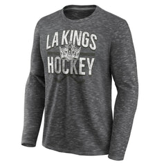Los Angeles Kings - Fanatics Logo Long Sleeve T-Shirt Charcoal