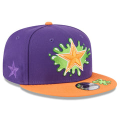 Dallas Cowboys New Era Youth Nickelodeon Slime 9FIFTY Snapback Hat Purple/Orange - NFL