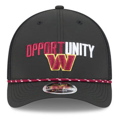 Washington Commanders New Era 2025 Inspire Change 9FORTY M-Crown Adjustable Hat Black - NFL