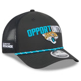 Jacksonville Jaguars New Era 2025 Inspire Change 9FORTY M-Crown Adjustable Hat Black - NFL