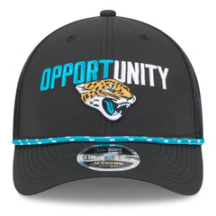 Jacksonville Jaguars New Era 2025 Inspire Change 9FORTY M-Crown Adjustable Hat Black - NFL